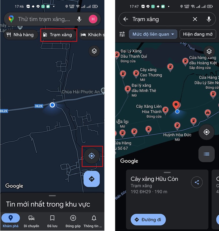 Cây Xăng Gần Đây: Cách Sử Dụng Google Maps Tìm Cây Xăng Gần Nhất